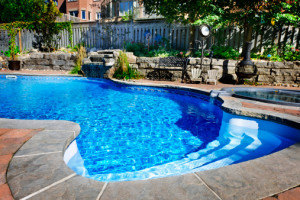 backyard pool renovation